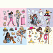 Barbie FUN STICKER สติ๊กเกอร์แสนสนุก ท่องเที่ยวไปกับเพื่อนรัก